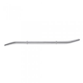 Hank Uterine Dilator Fig. 9/10 Brass - Chrome Plated, 26.5 cm - 10 1/2" Diameter 4.5 - 5.0 mm Ø